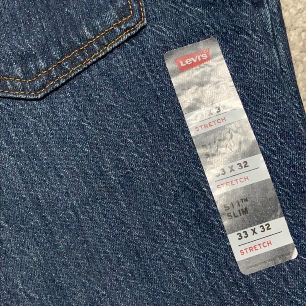 SOLD—-Levi’s 5’11 Slim Fit Stretch Jeans NWT! - Picture 9 of 11